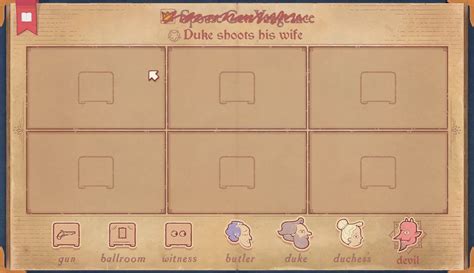 Storyteller - Duke Shoots His Wife - Square Eyes Gaming