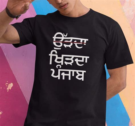 Udta Khidta Punjab T Shirt - Buy Best Graphic Printed Tshirts For Men ...