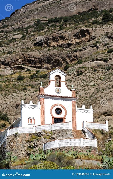 Church in the Mountains, El Chorro, Spain. Stock Photo - Image of spain ...