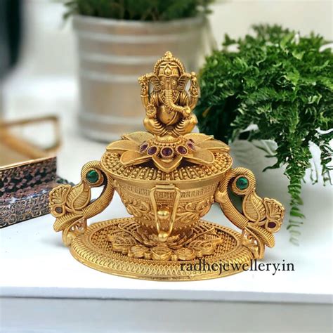 Ganesh design Kumkum Box ,Kumkum Box Design,Buy Gift articles Kumkum B ...