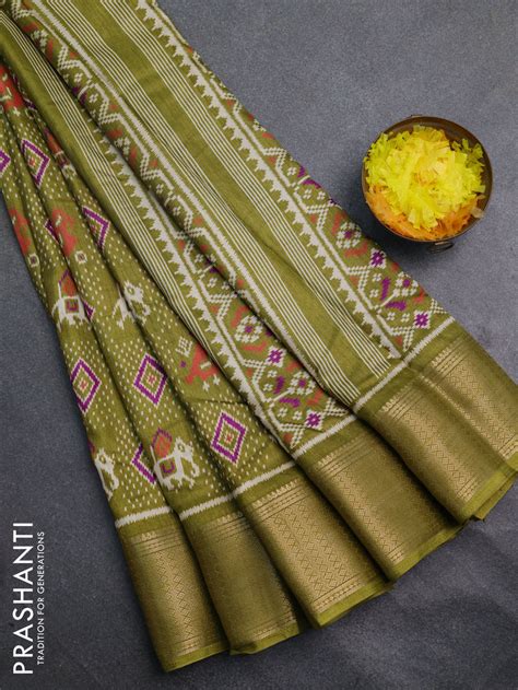 Pure Gadwal Silk Sarees – Prashanti Sarees