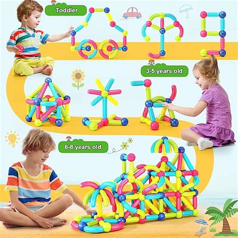 Magnetic Sticks Building Blocks For Kids Early Learning & Development ...