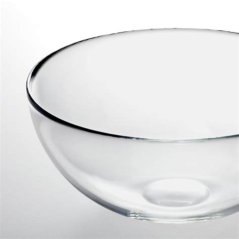 BLANDA Serving bowl, clear glass - IKEA