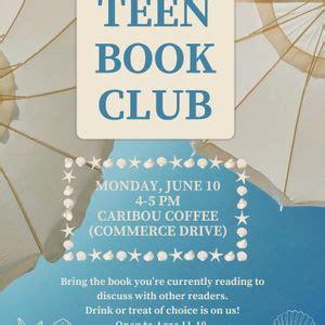 Teen Book Club, Caribou Coffee (1661 Commerce Dr, North Mankato, MN ...