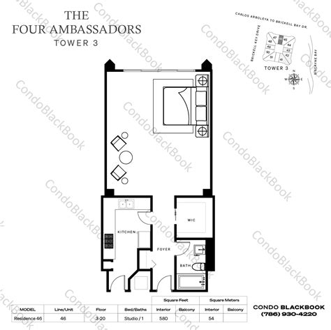 Four Ambassadors Unit #446 Condo in Brickell - Miami Condos ...