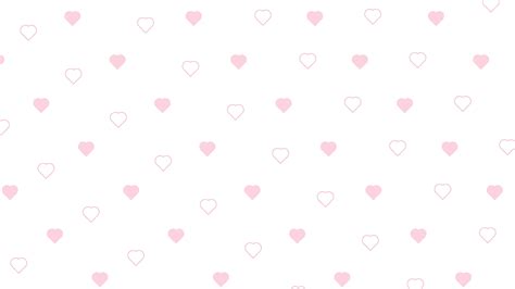cute pink heart shape on white wallpaper illustration, perfect for ...