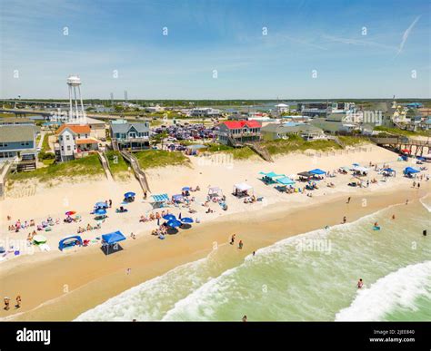 Aerial photo of Surf City North Carolina USA summer vacation homes ...