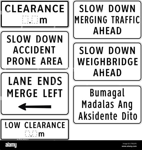 Philippine Road Signs With Names