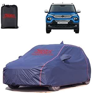 FAMEXON Waterproof Car Body Cover Compatible for Tata Punch with Mirror ...