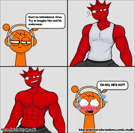 Oh no, he's hot | Sprunki - Comic Studio