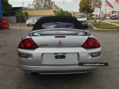 2001 Mitsubishi Eclipse Spyder Gt Convertible