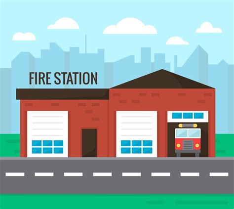 Fire Station Vector Art, Icons, and Graphics for Free Download
