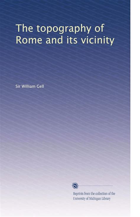 The topography of Rome and its vicinity: Volume 1 : Amazon.in: Books
