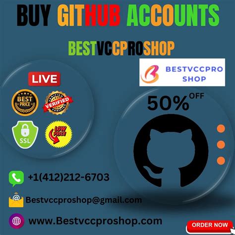 10 Buy Old GitHub Account with Pricing | bestvccproshop | by Buy GitHub ...