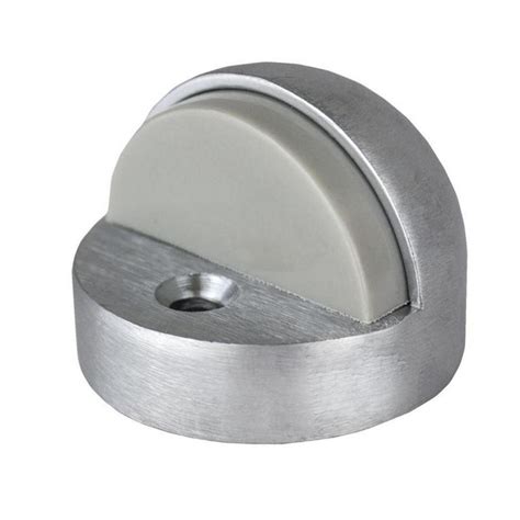 Trans-Atlantic Brushed Chrome High Dome Floor Mounted Door Stop | Wayfair