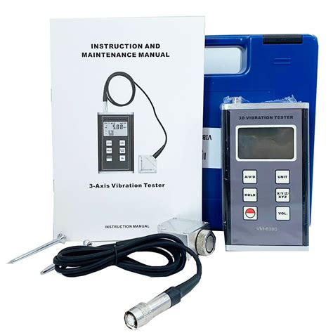Buy RaeSung VM-6380 3 Axis Piezoelectric Accelerometer Vibration Meter ...