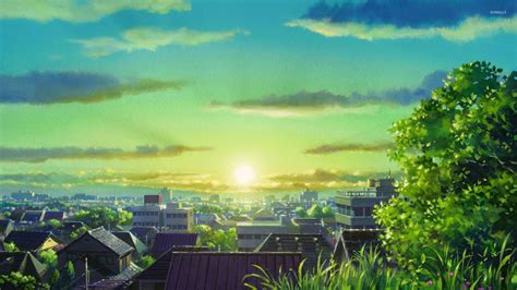 Anime cityscape wallpaper - Anime wallpapers - #28730