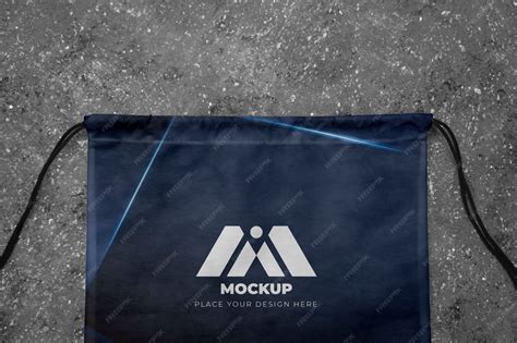 Premium PSD | Gym sack mockup design