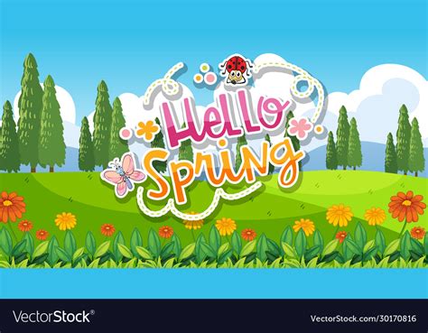 Image result for Hello Spring Scene