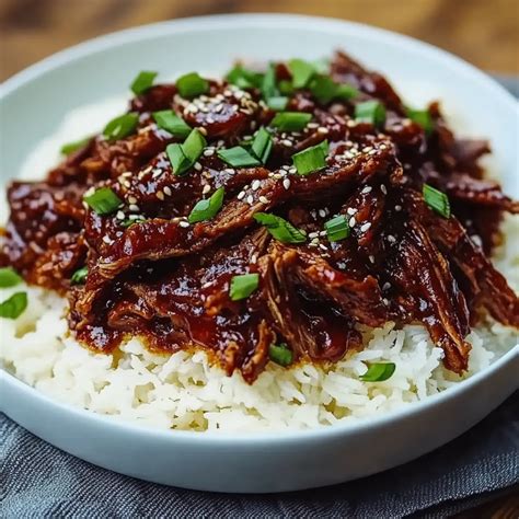 Melt-in-Your-Mouth Slow Cooker Korean Beef Delight - cooksnotes