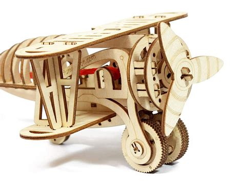 Buy Funvention Bi-Plane - DIY Mechanical Model - Build your own Biplane ...