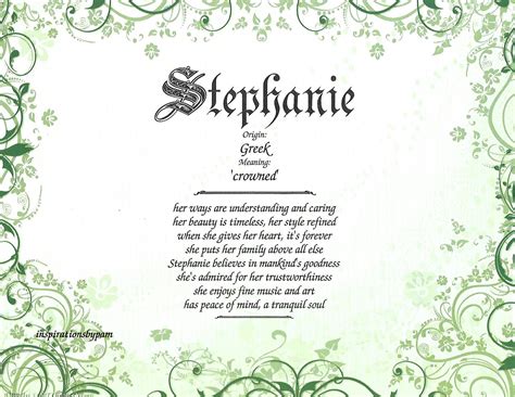 Stephanie Names