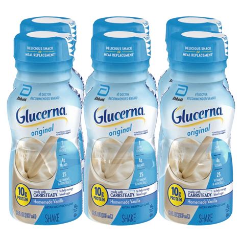 Glucerna Nutritional Vanilla Shake 6 ct; 8 oz | Shipt