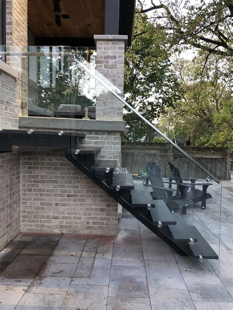 Open Riser Outdoor Steel Stairs - Modern Stairs Plus