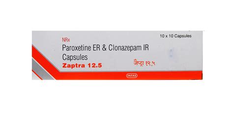Zaptra 12.5mg/0.25mg Capsule 10s - Uses, Side Effects, Price, and ...