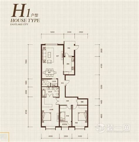 简欧风格三居室143.2平米13万-美居·丽景园装修案例-张家口房天下家居装修网