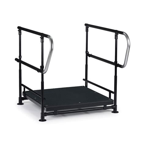 Rolling Steps With Handrail