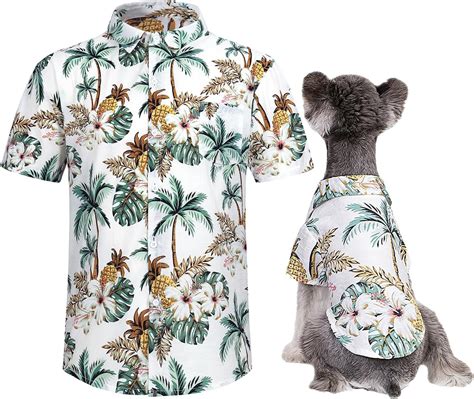 Amazon.com : Hawaii Dog Shirt, Pet Summer T-Shirts Dog Style Floral ...