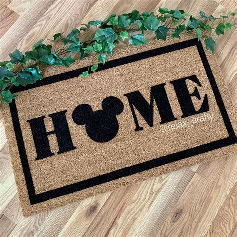 Mickey Welcome Mat | Disney Doormat | Disney doormat, Disney home decor ...