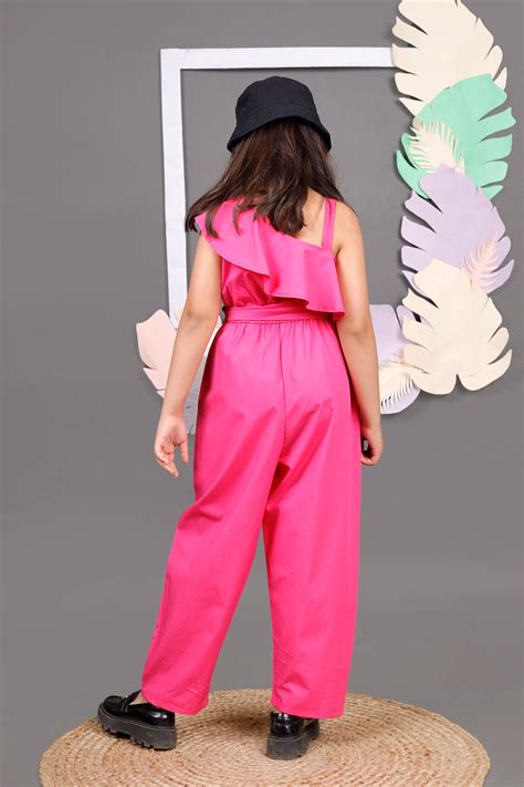 Buy Pink Bubblegum Jumpsuit Online for Little Girls - ForeverKidz