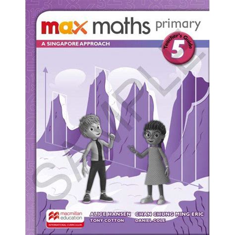 Buy Max Maths Primary A Singapore Approach Grade 5 Teacher's Book Book ...
