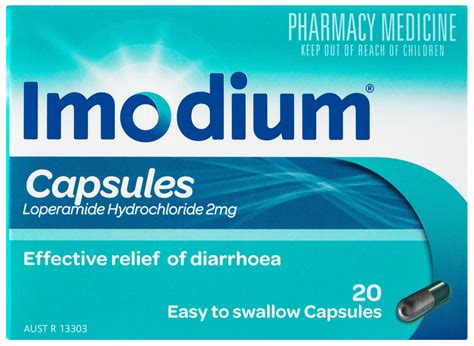Imodium Capsules 20 Pack - Unichem Cox's 7 Day Pharmacy