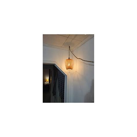 AyshwillDec Plug in Pendant Light Rattan Pendant | Ubuy India