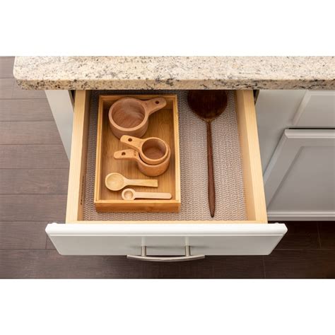 Duck Original Grip EasyLiner 20-in x 24-ft Gray Shelf Liner in the ...