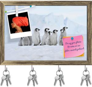 Artzfolio Emperor Penguin Chicks Snow Hill Antarctica Pinboard Antique ...
