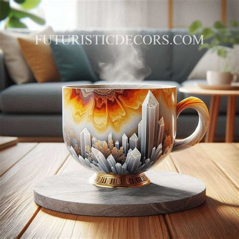 Mineral Crystal Coffee Mug: Check Out Coffee Mugs Made With Mineral Crystal