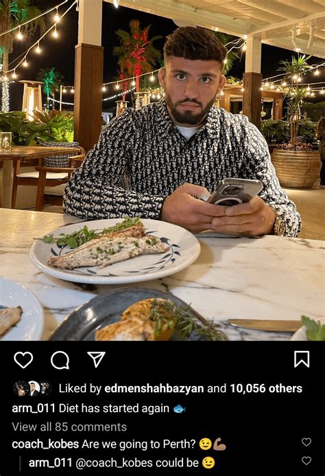 Arman Tsarukyan announces that he's in fight camp again and hints at ...