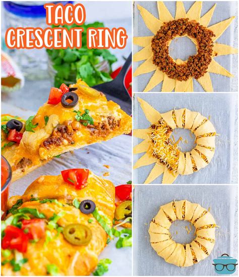 Taco Crescent Ring Recipe - A Crowd-Pleasing Appetizer or Main Dish!