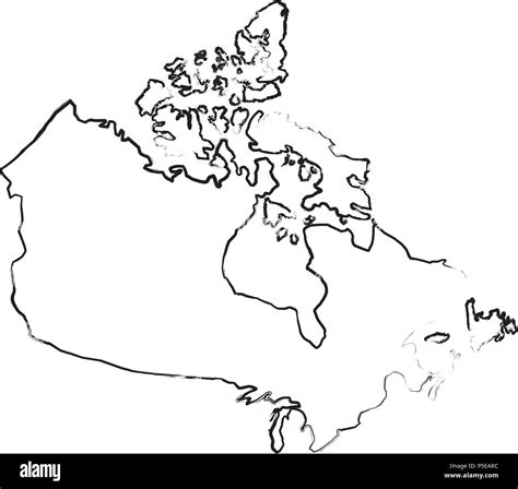 canadian map geography country Stock Vector Image & Art - Alamy