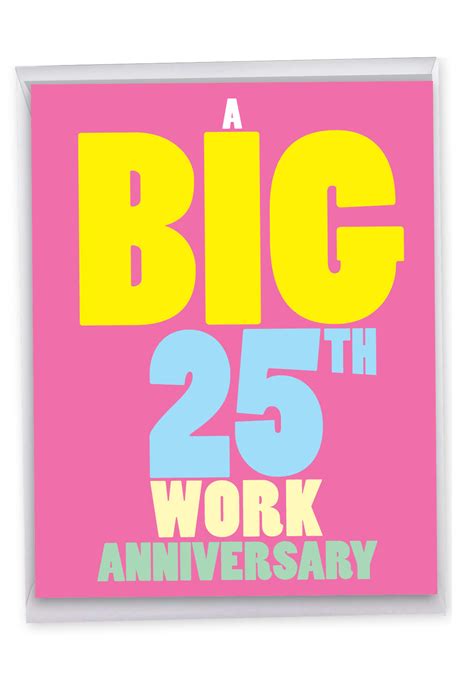 25 Year Work Anniversary - Jenny Printable