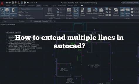 How to Extend Multiple Lines in AutoCAD 的图像结果