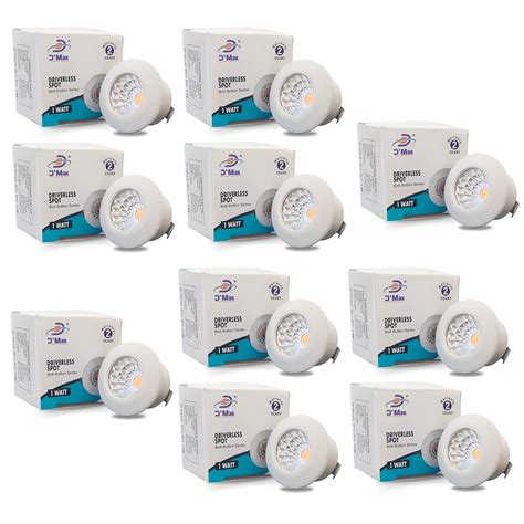 D'Mak ™ 1 Watt LED COB/Spot Light/Button Round Driver Light (Pink ...