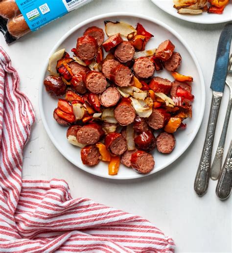 Air Fried Sausage with Peppers and Onions | Teton Waters Ranch