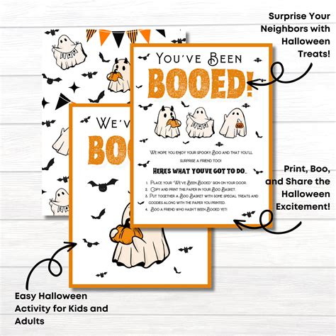You've Been Booed Printable Halloween Printable Halloween Trick or ...