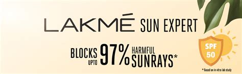LAKMÉ Sun Expert Spf 50 Gel For All Skin Types, 50 G (Pack Of 2 ...