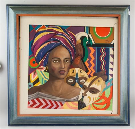Lois Mailou Jones Harlem Renaissance Oil on Canvas